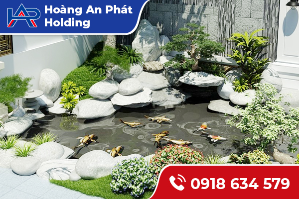 Thiết kế, thi công hồ cá Koi - SX, cung cấp thiết bị Drum Filter
