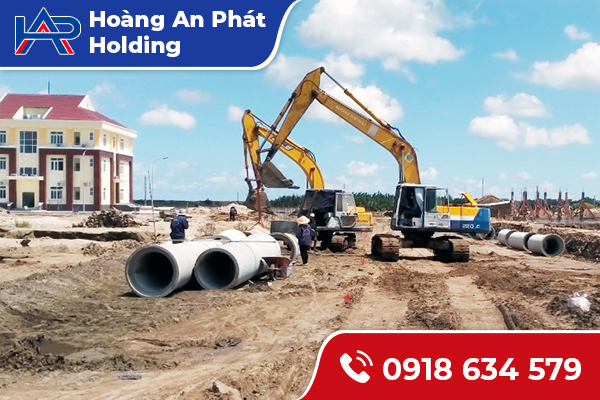 Thi công hạ tầng kỹ thuật và điện chiếu sáng